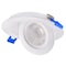 Designers Fountain 3in White 4000K Canless Remodel Directional Wall Wash Gimbal Integrated LED Recessed Light Kit EV35062RFGWH40 - alternate 5